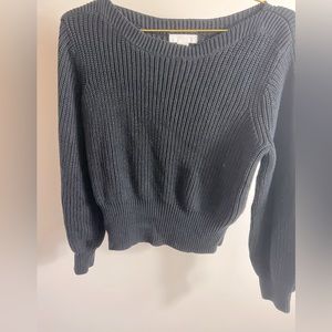 Black Knit Sweater